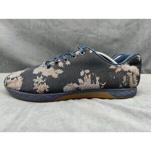 Nobull Dark Floral Blue Gum Trainers Crossfit Sneakers Mens 12.5 Womens 14 Shoes